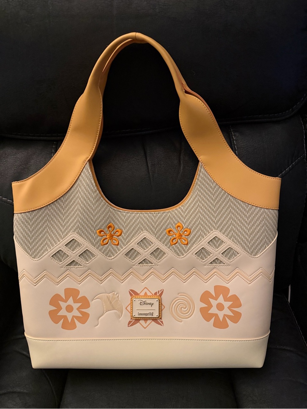 Loungefly Disney Moana Exclusive Embroidered Tote Bag